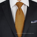 Gravatas de seda feitas-à-medida do logotipo da forma para homens